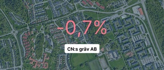 Resultatkurvan - en jobbig läsning för ägarna av CN:s gräv AB
