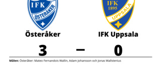 IFK Uppsala föll mot Österåker på bortaplan