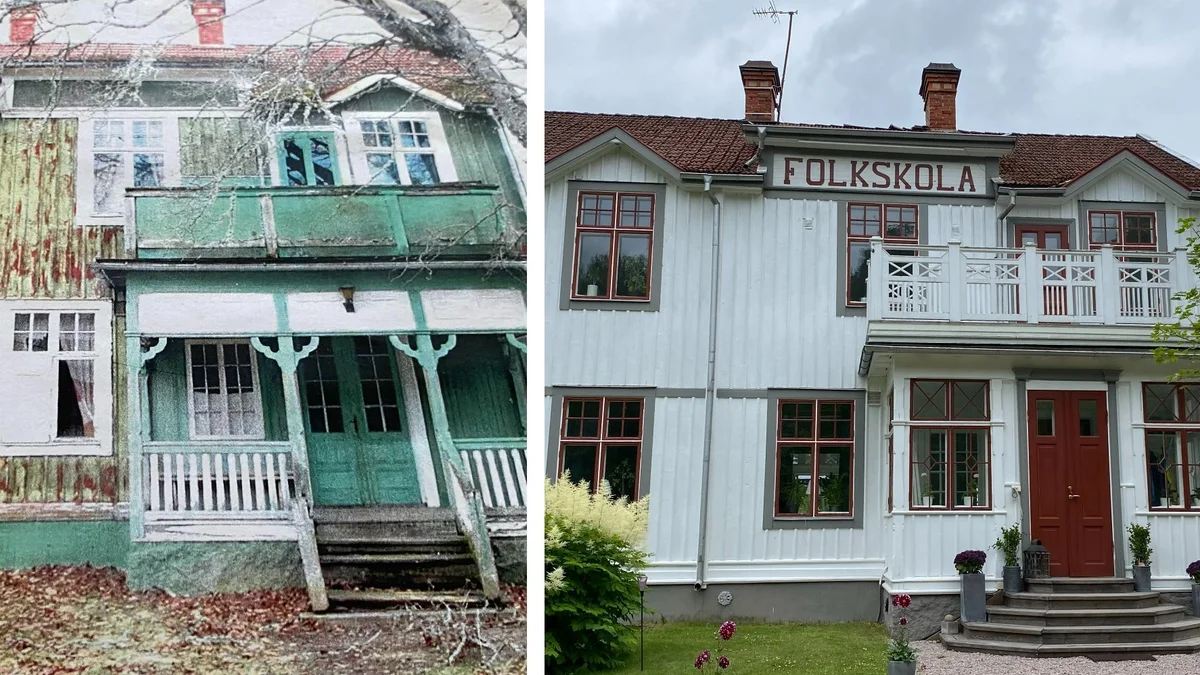 Mossebo Folkskola renoverades med återvunnet material - Corren