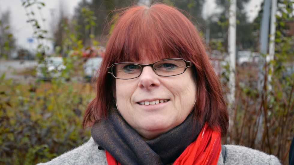 Christina Snell-Lumio (V) är med på byaturnén i Övertorneå.