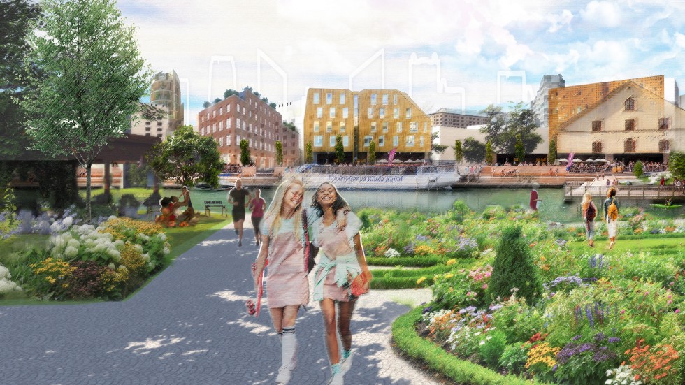 En stor park ingår också i kommunens planer för Stångebro, liksom skola, idrottshallar, bostäder, kontor med mera.