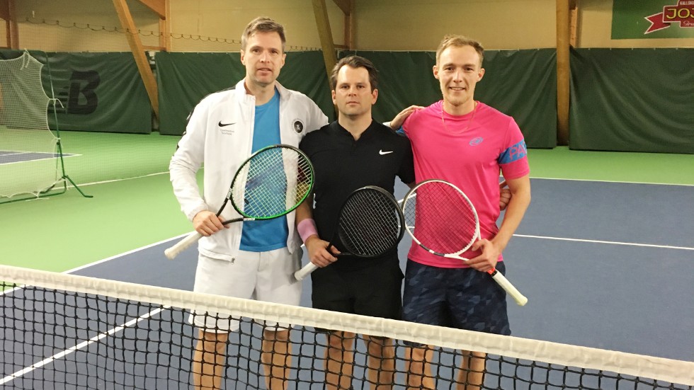 WTK:s division 4-lag, från vänster: Anders Lindström, Fredrik Jonsson och Martin Svahn.
