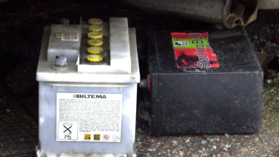 Batterierna som försvann på Härads skjutfält  hade sett sina bästa dagar (bilden är tagen i ett annat sammanhang).