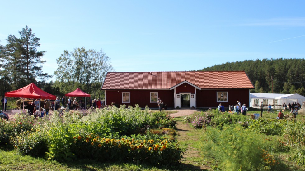 Sollidens gård var ett av årets besöksmål och de kunde bjuda på en nyhet: ett nybyggt café och gårdsbutik. 