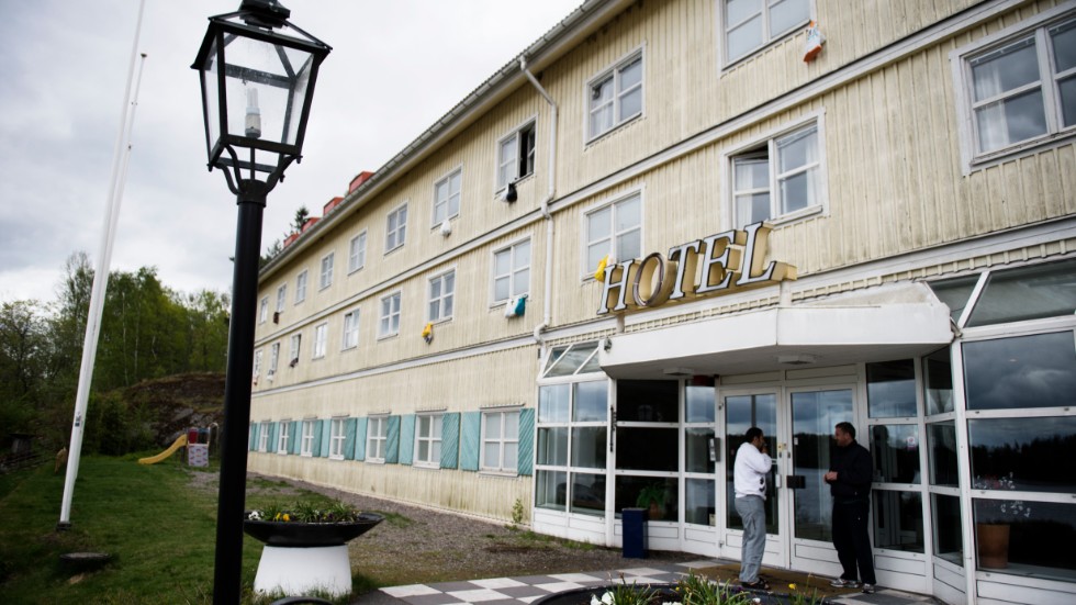 På Stavsjö Värdshus bodde ungefär 190 asylsökande samtidigt under en period.