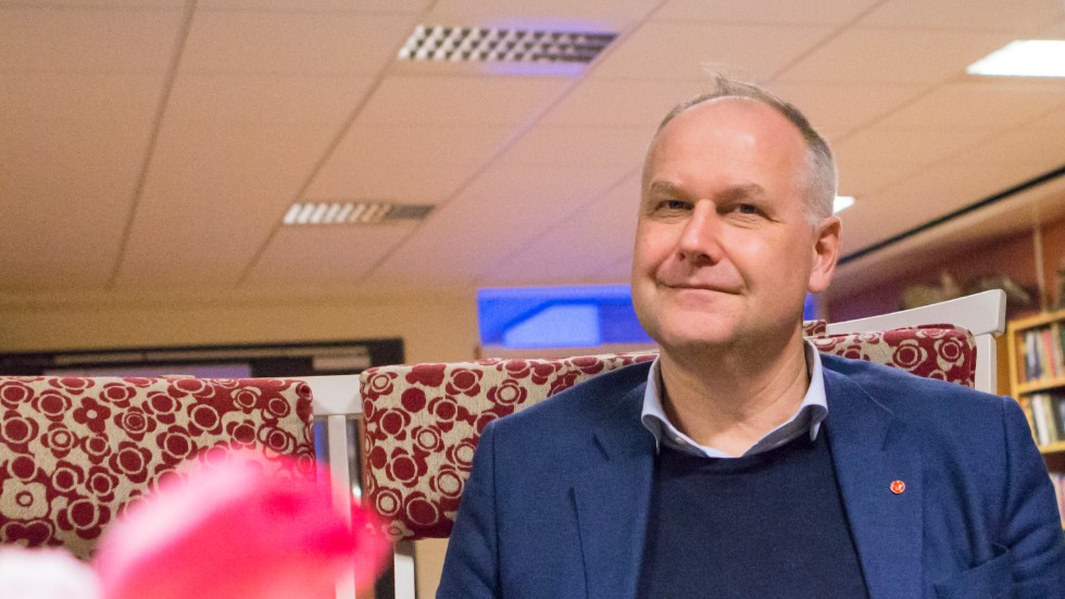 I februari i år besökte Jonas Sjöstedt (V) Vingåker inför EU-valet. Nu gästar han ett öppet möte i Kartrineholm.