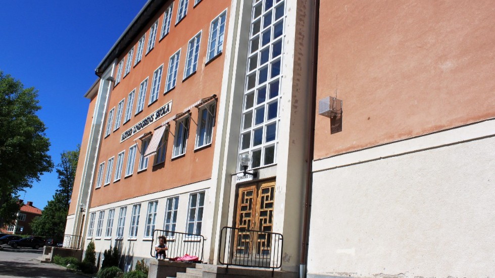 Astrid Lindgrens skola utsattes för skadegörelse.