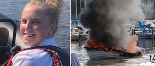 Ebba, 15, hjälte vid båtbranden: "Hade en chans på mig"