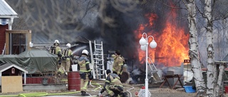 Räddningstjänsten fick bekämpa brand i Jävre 