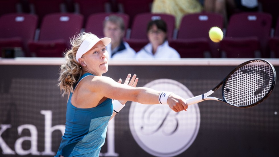 Efter tisdagens årsmöte står det klart att Åsa Hedin blir ny ordförande i Svenska tennisförbundet och att den pensionerade tennisspelaren Johanna Larsson (bilden) tar plats i styrelsen. Arkivbild.