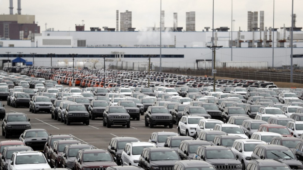 Fiat Chryslers anläggning Jefferson North i Detroit, i en bild från februari.