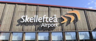 Flygresandet minskar drastiskt från Skellefteå Airport