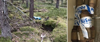 Trio grävde ner bildelar i skogen – togs på bar gärning