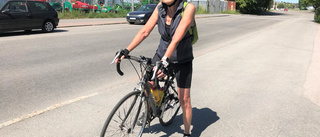 Vägrade ge upp loppet – Christina, 78, cyklade 50 mil hemma