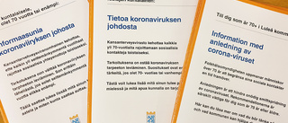 Kommunen skickar ut coronainfo till äldre