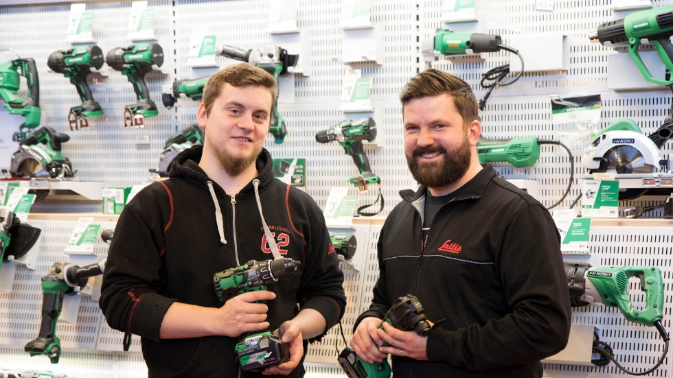 Johan Sjöström och Niklas Welam jobbar som säljare på Laitis och har många bra tips när det kommer till att välja rätt verktyg.