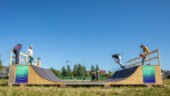 Nya skateboardrampen på A7 vandaliserad
