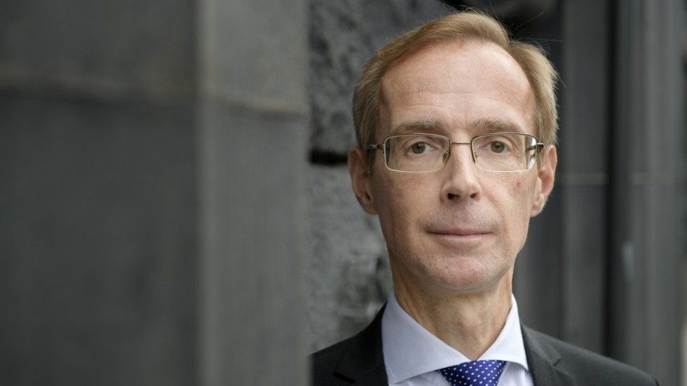 SEB:s ekonomer, härledda av chefsekonom Robert Bergqvist, presenterar en ny konjunkturrapport i serien Nordic Outlook. Arkivbild.