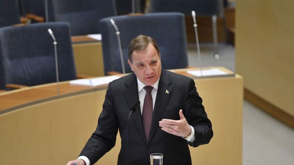 Stödet för statsminister Stefan Löfven (S) fortsätter att öka. Arkivbild.