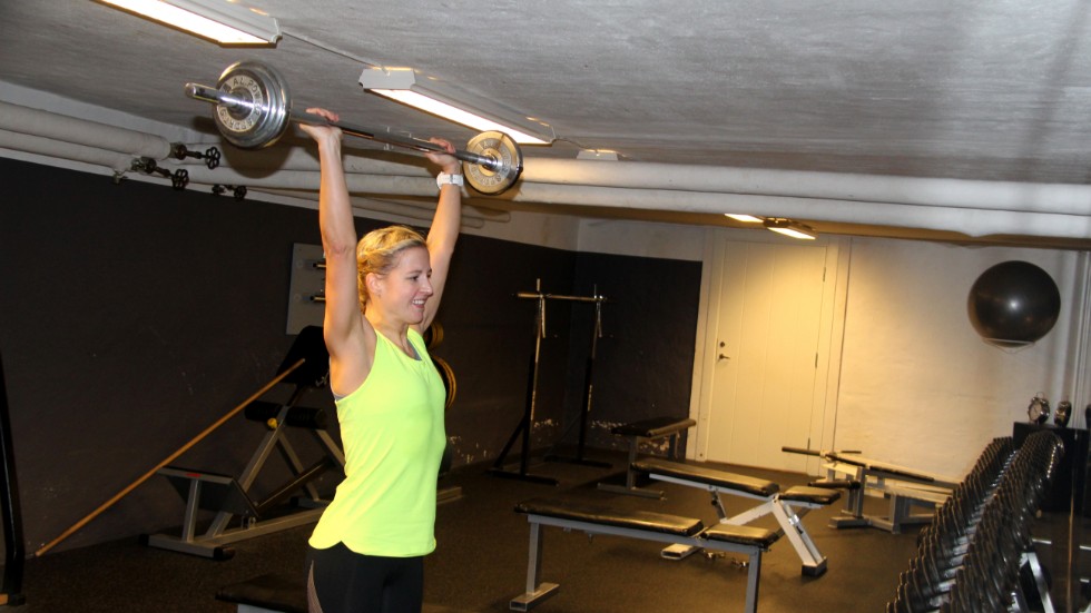 Kisabon Anna Helgesson är en av de drygt 400 medlemmarna som träningscentret har i dagsläget.