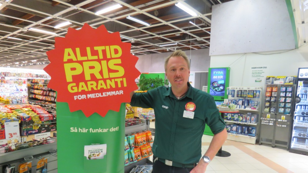 "Priset är ganska viktigt, men även kundens upplevelse i butiken, närheten och bemötande från personalen", säger Anders Ohlsén, stormarknadschef för Stora Coop i Boländerna.