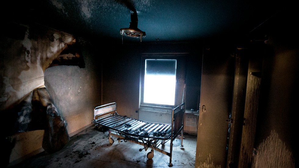 Det var i januari 2015 som kvinnan satte eld på sin säng inne på psykiatrin i Piteå. (Arkivbild)