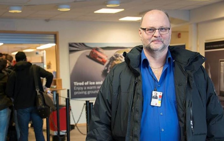 Ralf Lundberg, flygplatschef på Arvidsjaur flygplats.