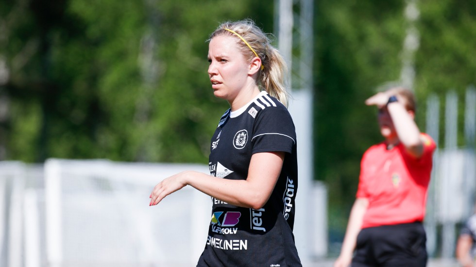 Anna Nilsson var en av Notvikens målskyttar i segermatchen mot Team Hudik.
