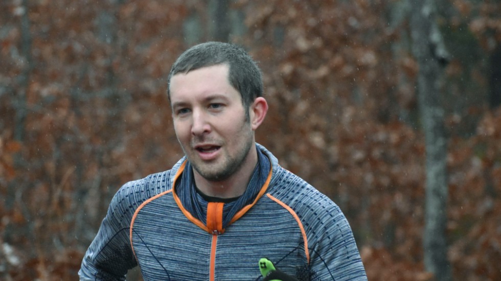 Jesper Björkman vann 4,5 kilometersloppet. 