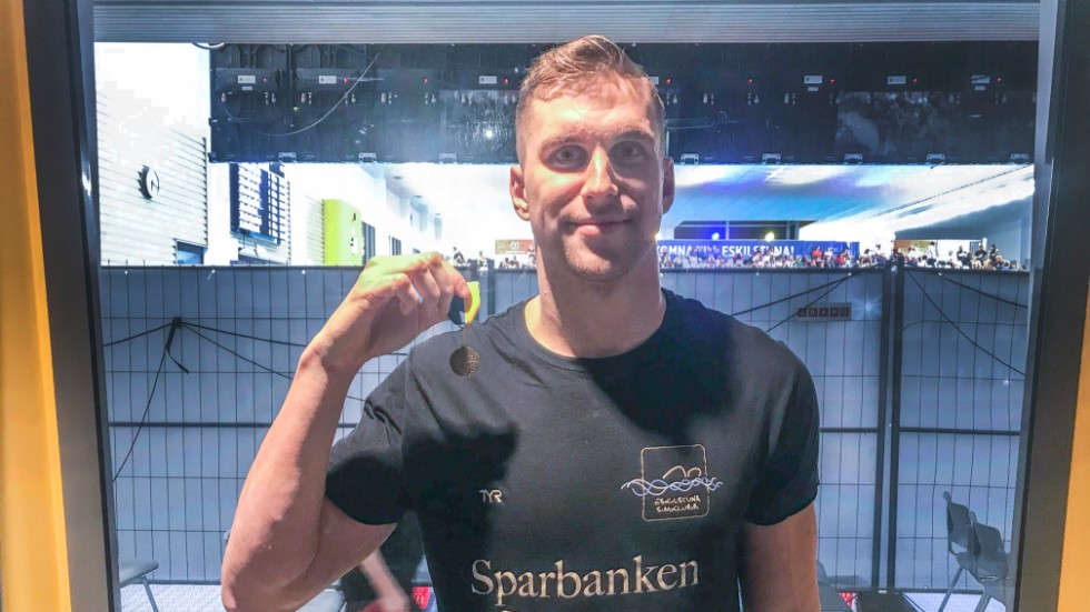 Eskilstuna Simklubbs Jonathan Kling tog sin andra medalj under årets sim-SM. 26-åringen knep bronset på 50 meter frisim. 