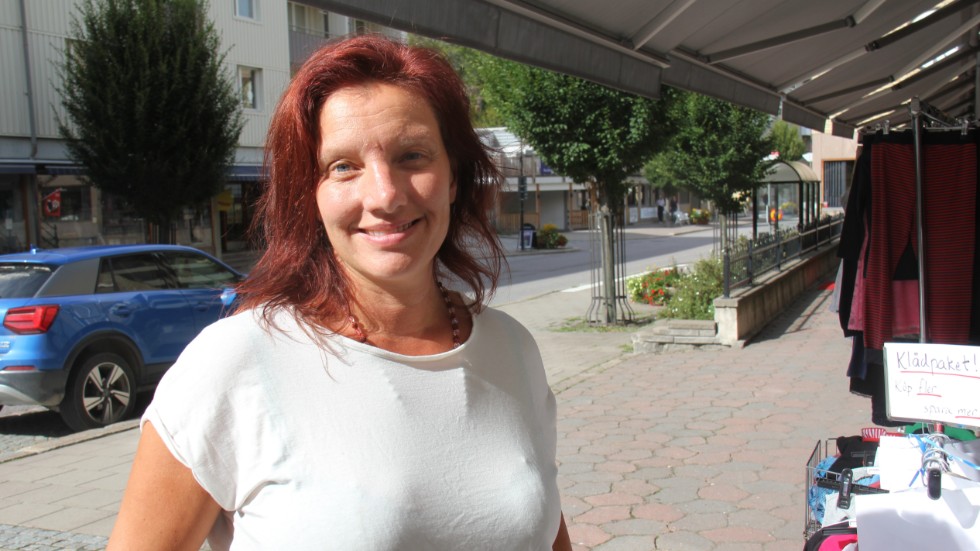 Sofia Vretander, Fias Fina, anser att parkeringsövervakningen i Valdemarsvik är bra för affärerna.