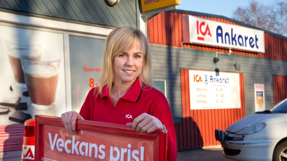 Victoria Jakobsson (tidigare Ek) äger Ica Ankaret på Djupviken, men är numera bosatt i Gällivare där hon driver Ica Kvantum tillsammans med sin man. (Arkivbild)