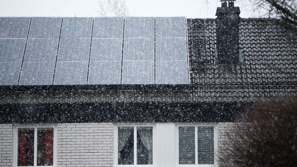 Bostadsrättsföreningen Gasellen har satsat stort på en solcellsanläggning. 