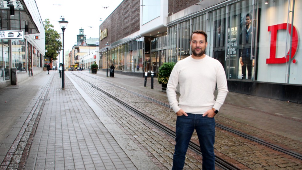 Det behövs mer variation av butiker inne i centrala Norrköping, menar Lundbergs nye chef Jimmy Ekström.
