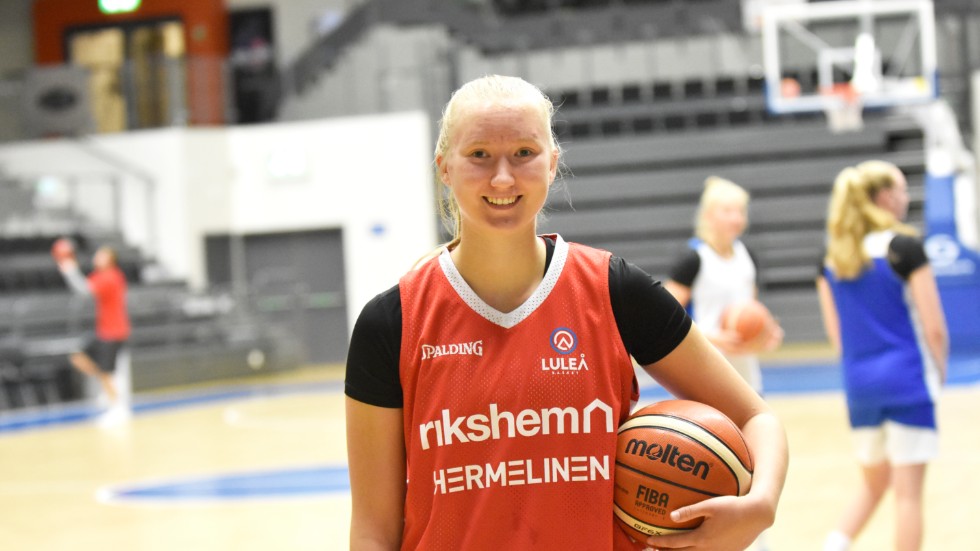 Luleå Baskets talang Matilda Ekh. 