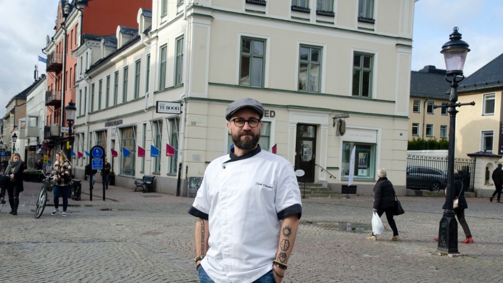 Fredrik Kämpenbergs dröm är att ha en matstudio. 