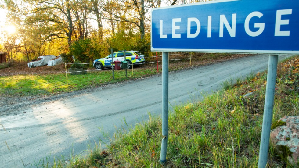 Dagen efter att en misstänkt mördad person hittats på en hustomt i Ledinge, säger boende att det fortfarande är svårt att greppa det som skett.