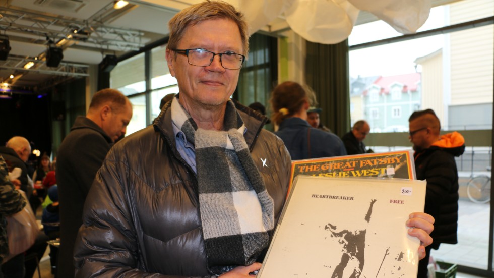 Skivsamlaren Melker Lundmark, Luleå, hittade bland annat "Heartbreaker" med Free. En skiva som han länge velat ha.