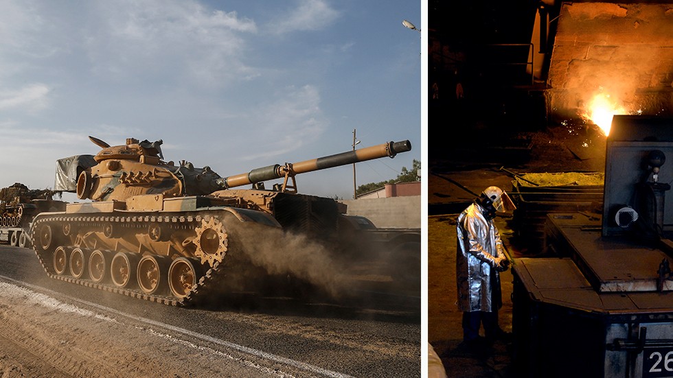 Stål från SSAB kan ha används till att tillverka militärfordon åt den turkiska armén. Pansarvagnen på bilden är inte en Otokar Cobra.