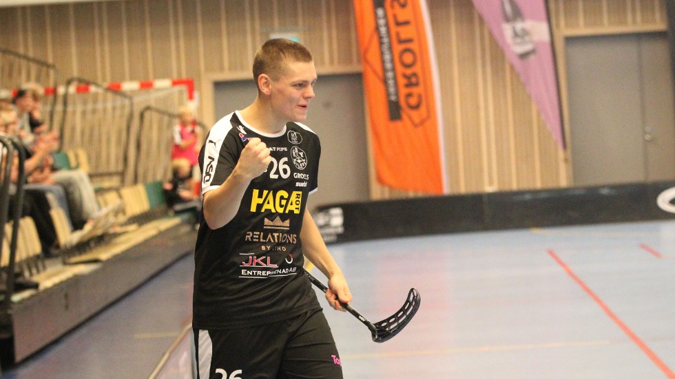 Adam Wastesson satte fyra mål för Åby i bortamötet med Växjö.