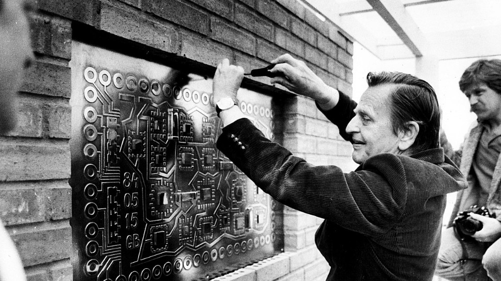 15 maj 1984 och statsminister Olof Palme inviger Mjärdevi Science Park i Linköping.