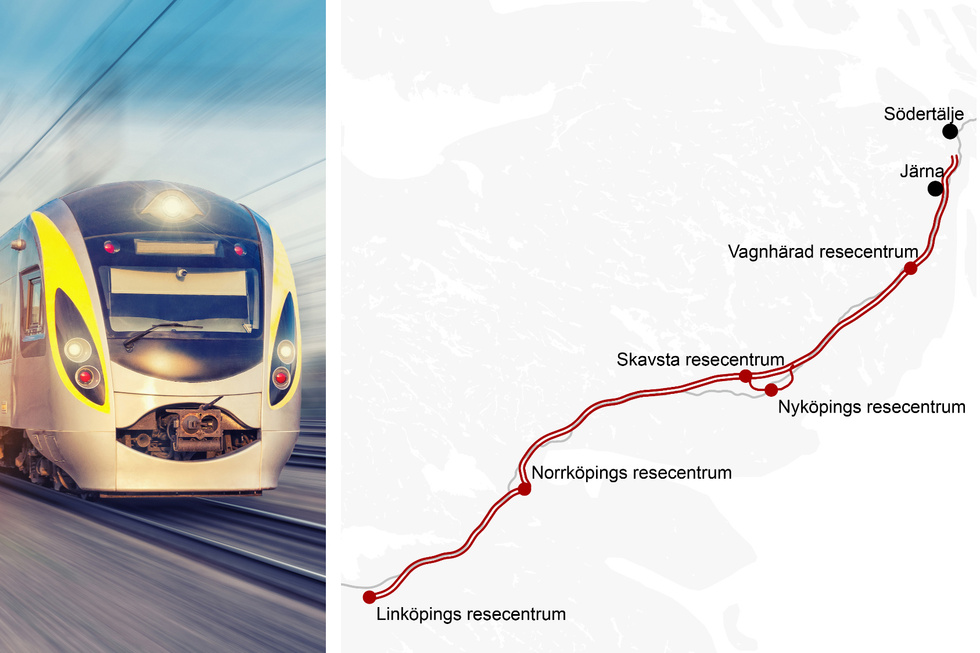 Trafikverket planerar att bygga Ostlänken i etapper, med sträckan Järna–Norrköping först. I Linköping kan det bli byggstart allra tidigast 2027.