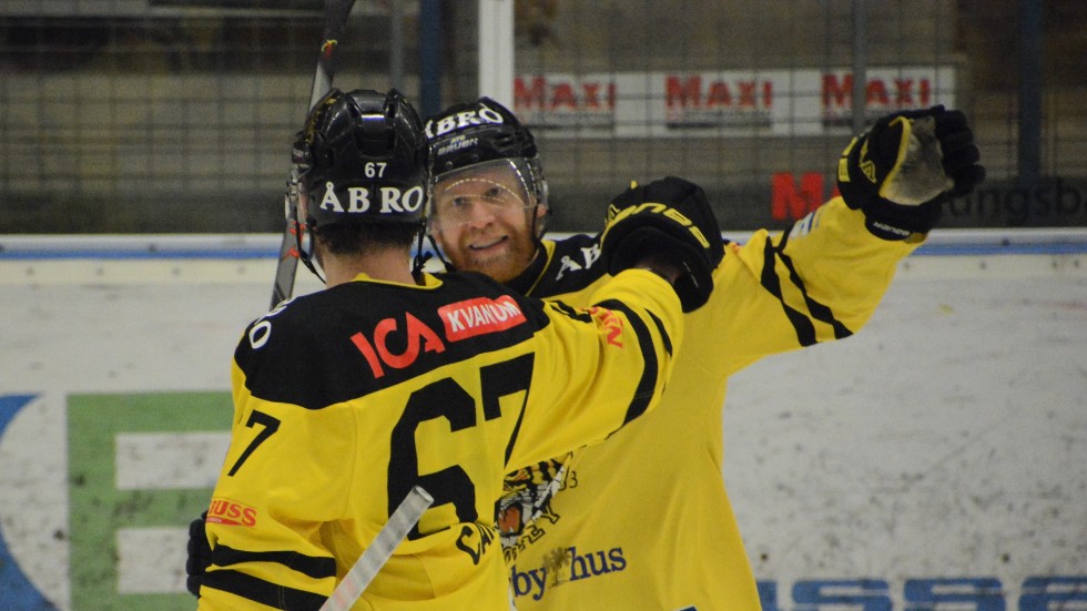 Seger. Jakob Karlsson stod för ett av målen när Vimmerby Hockey slog Hanhals. 