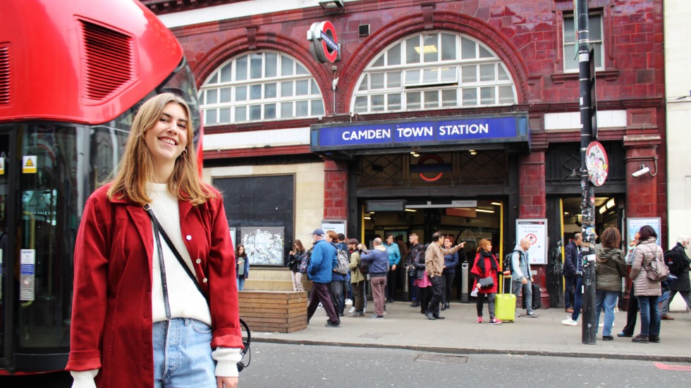 Camden Town är en av Lovisa Tholéns favoritstadsdelar i London och här tillbringar hon gärna sin lediga tid. 